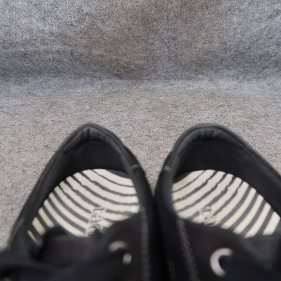 Taos Shoes Womens 9.5 Sneaker Lifestyle Casual Leather Capital Black Low Lace Up - Picture 14 of 16